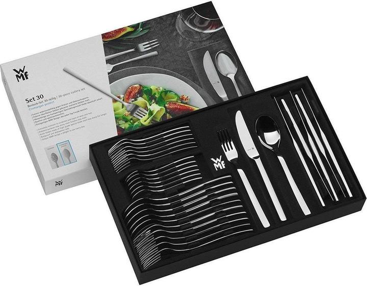 Produktbild WMF Virginia Besteck-Set, 30-teilig (30 Stück, Besteck Set)