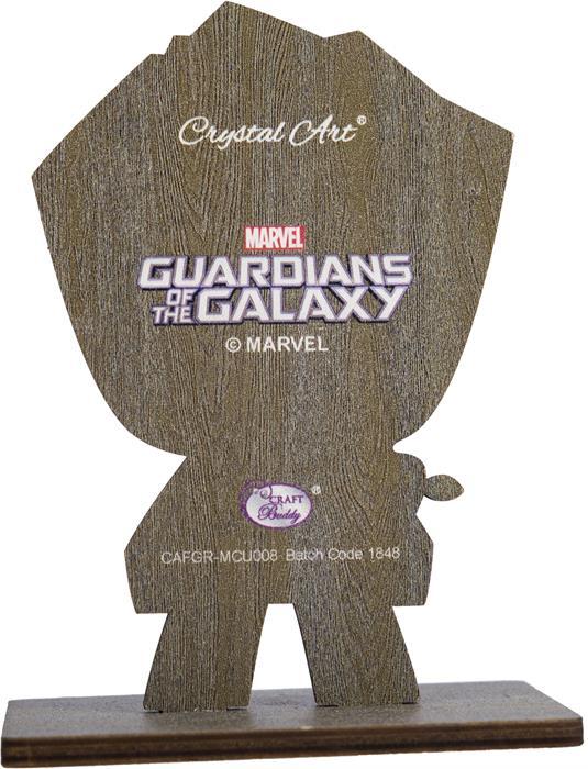 Actual product image Craft Buddy Groot, Crystal Art Figure approx. 11x8cm
