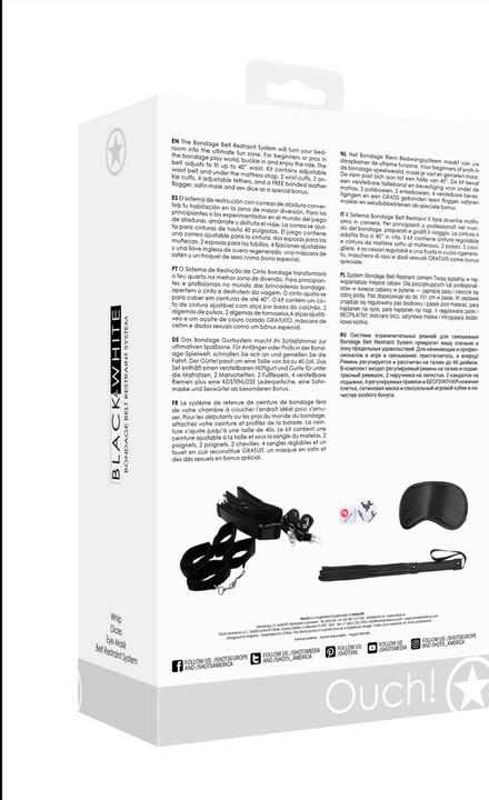 Image du produit Ouch! Bondage Belt Restraint System