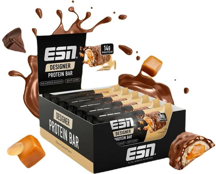 ESN Designer (Erdnuss-Caramel, 12 Stk., 540 g)