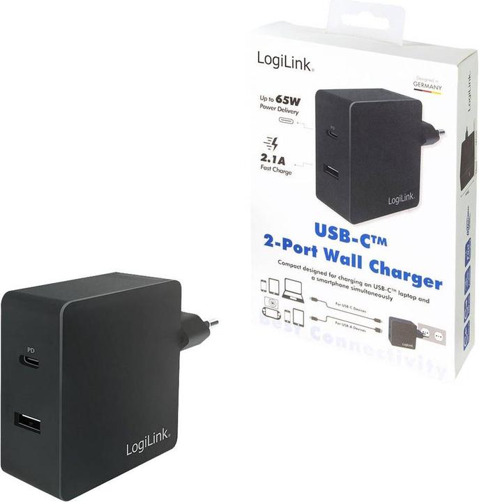 Actual product image LogiLink USB socket adapter (65 W)