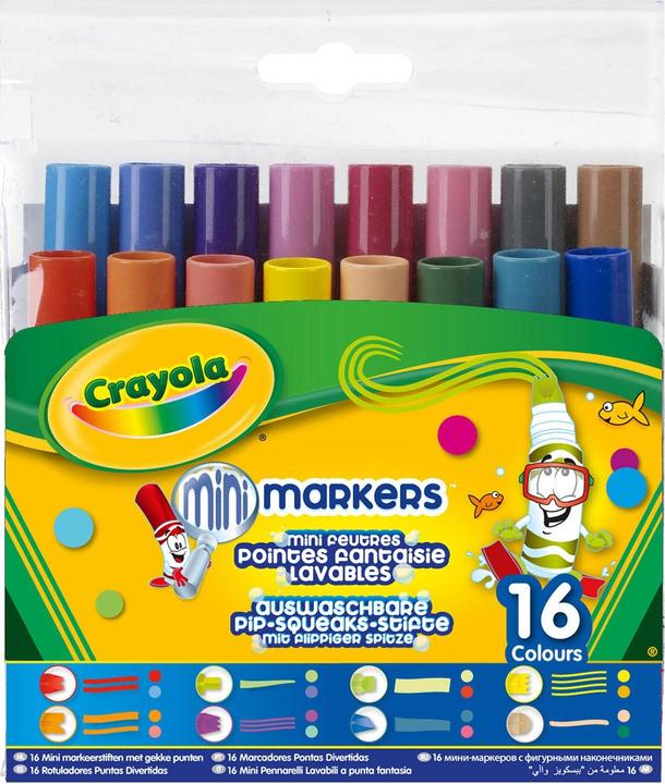Actual product image Crayola Pipsqueak with fantasy dots, 16st. (Multi-colours, 16 x)