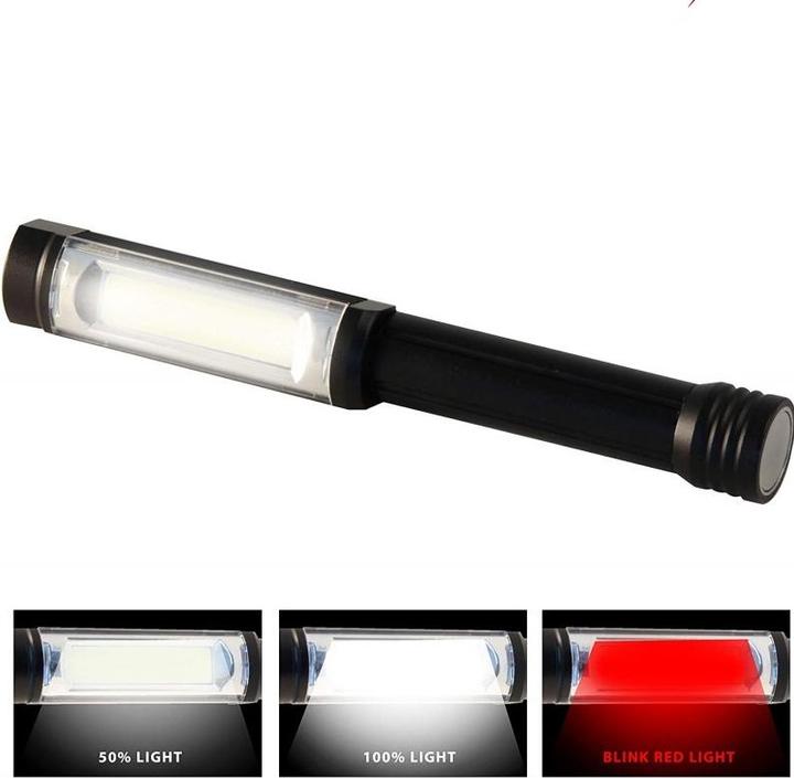 Produktbild Velamp LED-Taschenlampe IN256, mit rotem Blitz, für Notlagen oder Werkstatt (3.30 cm, 400 lm)