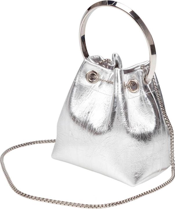 Produktbild Jimmy Choo bon bon tzz in metallic leather color silver