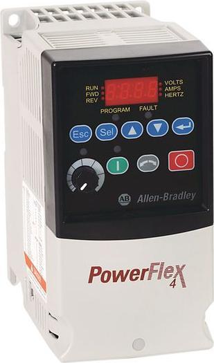 Actual product image Allen Bradley Frequency inverter, PowerFlex 4, RS-485, 6A, 2.2kW 480V