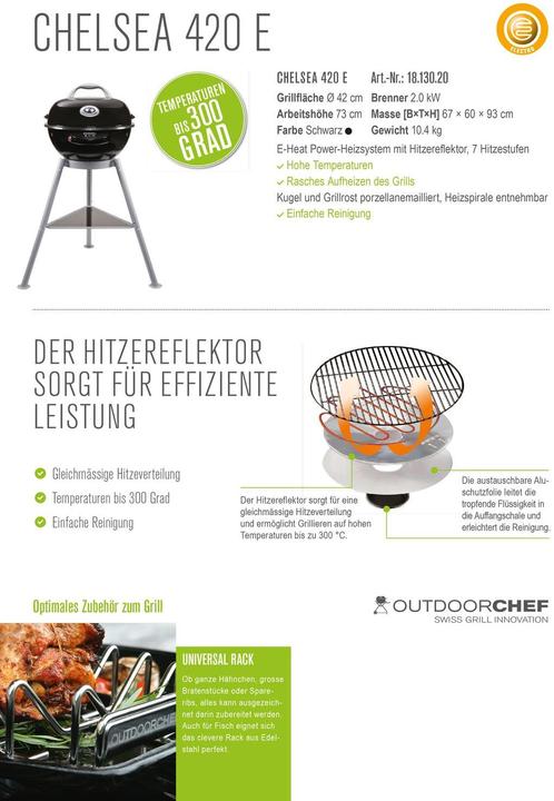 Image du produit Outdoorchef Chelsea 420 E (2 kW)