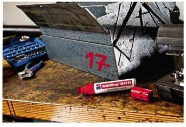 Actual product image Edding Permanent Marker 800 (Blue, 4 mm, 1 x)