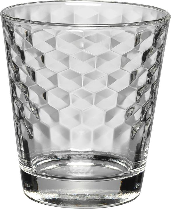 Produktbild WMF Wassergläser Set 4tlg Gläser 265ml Wabenmuster Kristallglas hitzebeständig (0.23 l, 4 x)