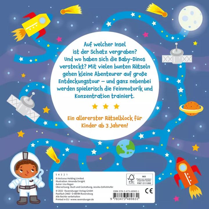 Actual product image Ravensburger Mein allererster Rätselblock - Lieblingsrätsel (German, Lisa Regan, Amanda Enright, Jessika Zollickhofer, 2022)