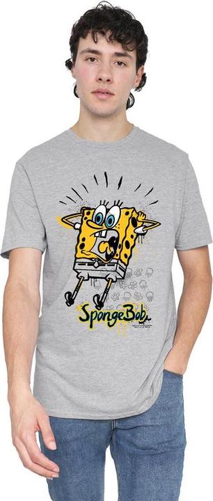 Actual product image Spongebob Squarepants Mens Shocking! T-Shirt (4XL)