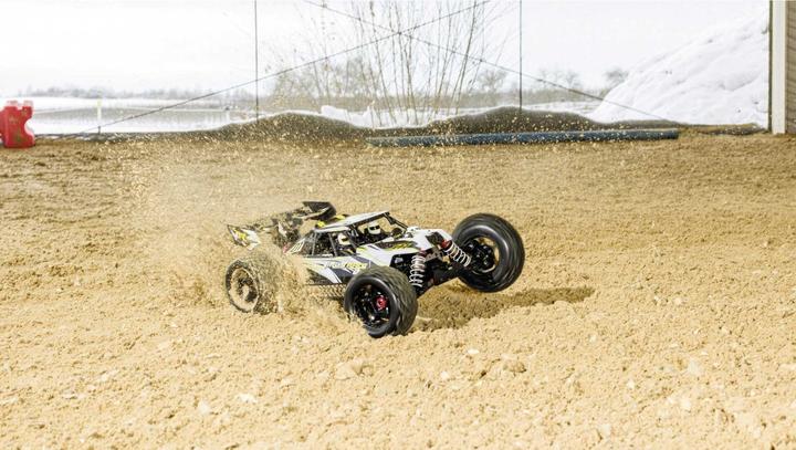 Actual product image Carson 1:8 Virus Race 4.3 4S bl. 100% RTR white (RTR Ready-to-Run)