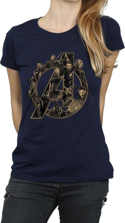 Actual product image Universal Textiles Womens/Ladies Logo Boyfriend T-Shirt (S)