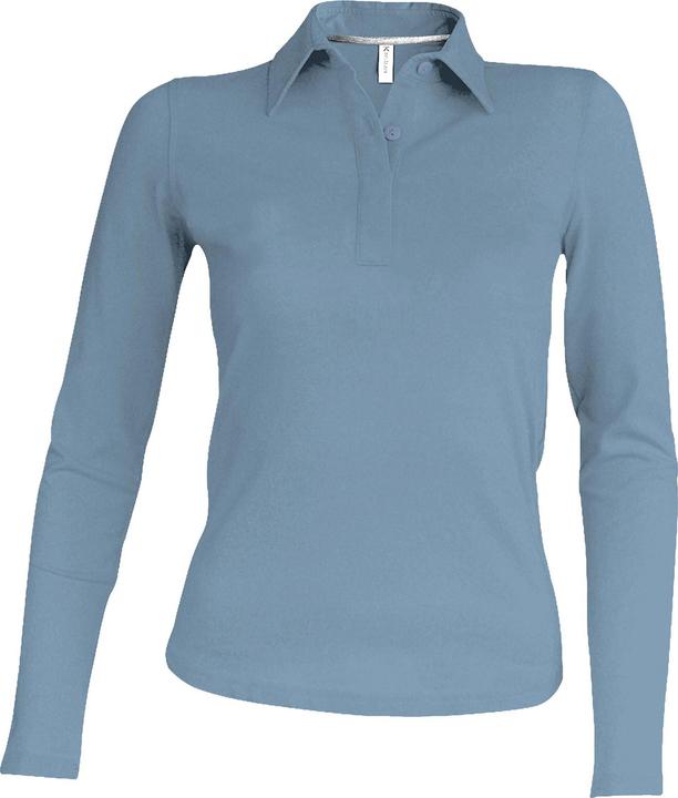 Produktbild Kariban Damen Poloshirt mit langen Ärmeln (S)