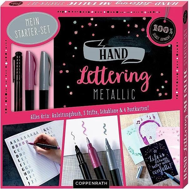 Produktbild Handlettering Metallic Starter-Set (Metallic, 4 x)