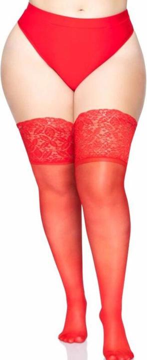 Image du produit Leg Avenue Bas avec une large finition en dentelle (Taille unique)