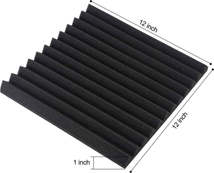 Devilly Tapis en mousse acoustique (6 pcs)