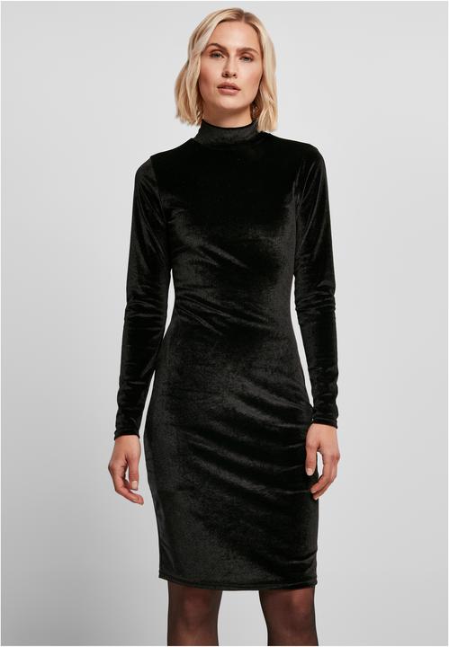 Produktbild Urban Classics Ladies Velvet Turtle Neck Dress (3XL)