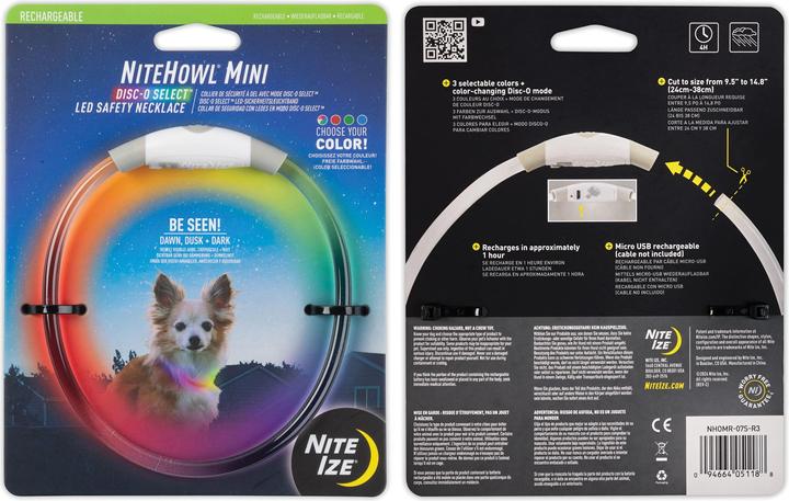 Immagine prodotto Nite Ize Collana di sicurezza NiteHowl® MiRechargeable LED (Cane, Generale)