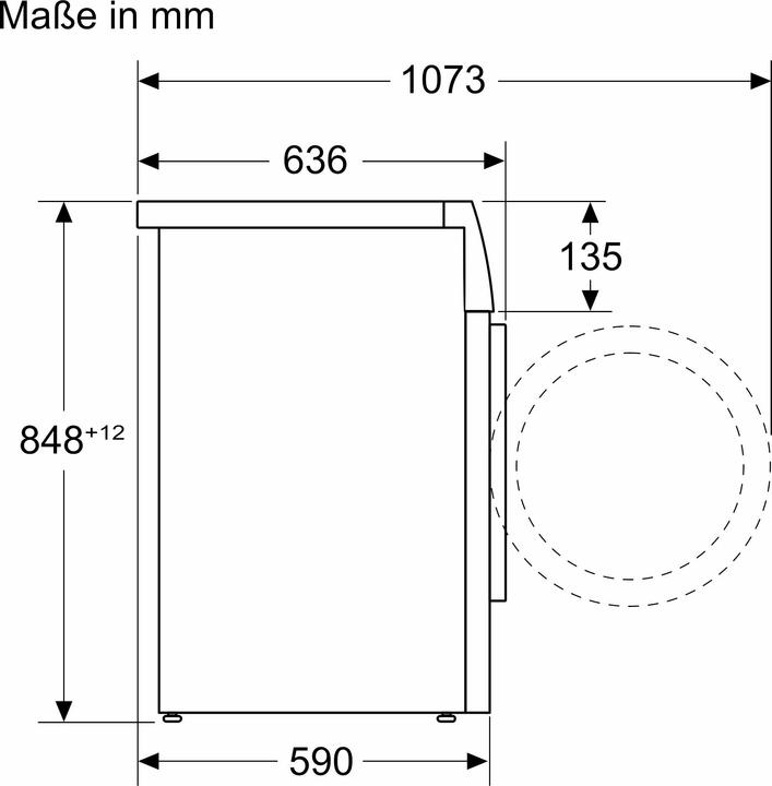 Actual product image Siemens iQ500, Washing machine, front loader, 10 kg, 1600 rpm, WG56G2Z90 (10 kg, Left)