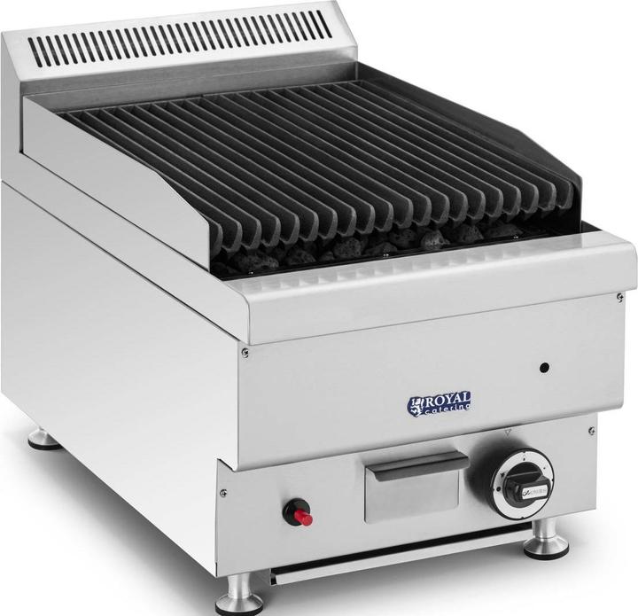 Produktbild Royal Catering Lavastein-Grill Erdgas 7200 W 50 x 27 cm 3,3 kg Lavastein 0 - 460 °C (7.20 kW)