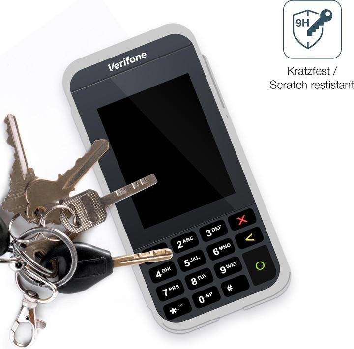 Actual product image Dipos Anti-Shock Screen Protector Clear (1 Piece, Verifone e285)