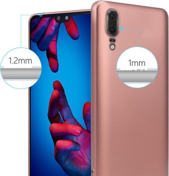 Actual product image Cadorabo Bumper TPU Matt Metallic (Cubot P20)