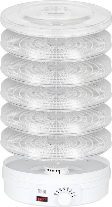 Actual product image Teesa TSA3030 Mushroom, vegetable and fruit dryer, 5 trays, 250 W
