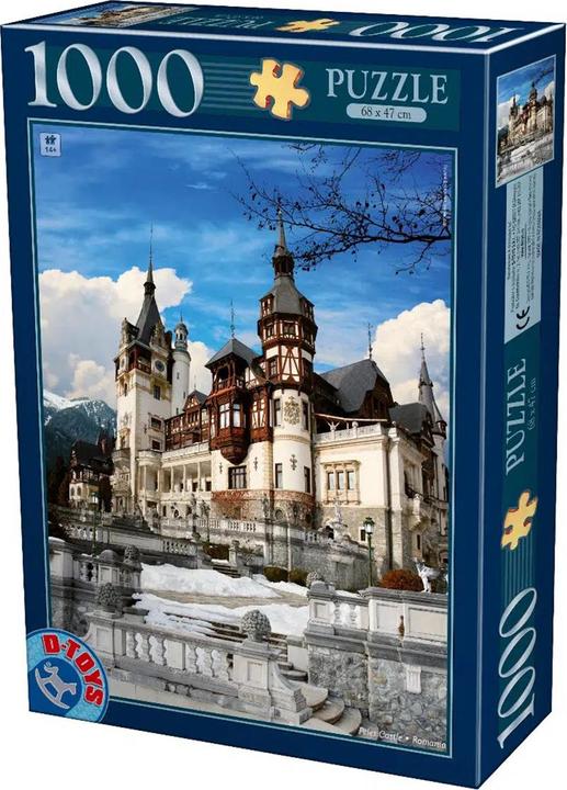 Actual product image DToys Puzzle 1000 pieces Jigsaw Puzzle - 1000 Pieces - Romania : Peles Castl (1000 pieces)