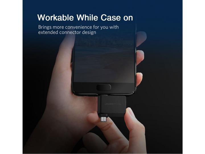 Actual product image Ugreen Micro USB + USB-C to USB-A 3.0 Adapter (USB Type C, USB-A)