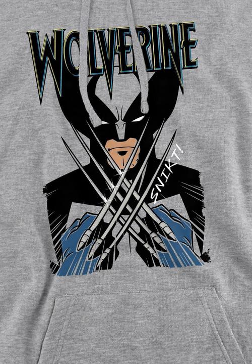 Actual product image Mens X-Men Wolverine Action Shot Hoodie (S)