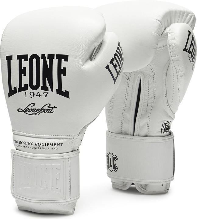Leone Guantoni da boxe Il più grande GN111 bianco (18 OZ)