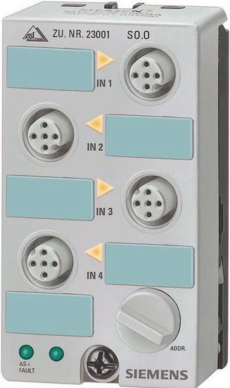 Immagine prodotto Siemens AS-I MOD, K45, 4IN, 200MA, PNP, ELETTRONICO