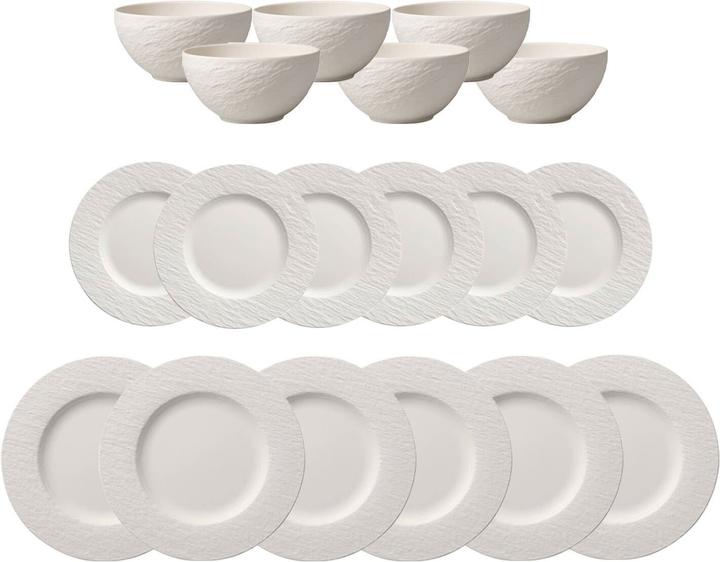 Actual product image Villeroy & Boch Manufacture Rock dinner service (18 Piece)