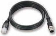 Image du produit Moxa M12 IP67 vers RJ45 Câble de 100m (UTP, CAT5e, 1 m)
