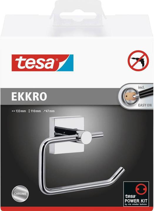 Immagine prodotto tesa Porta rotolo di carta igienica EKKRO con soluzione adesiva senza foratura