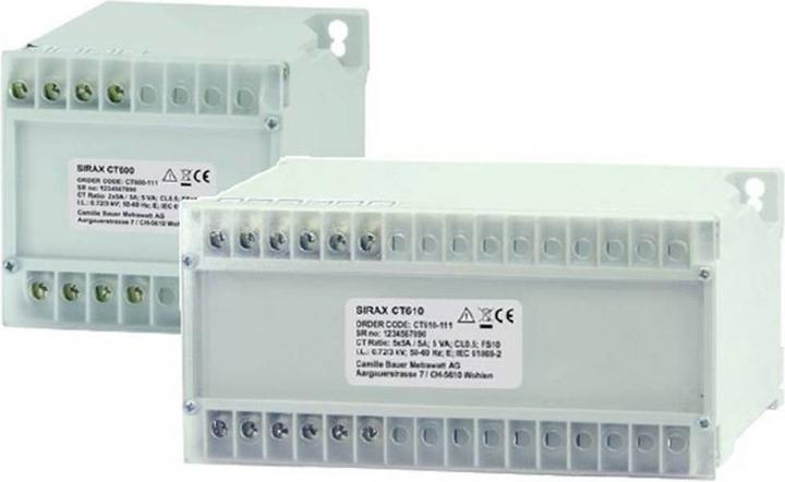 Immagine prodotto Camille Bauer Trasformatore di corrente sommatoria SIRAX CT600, ingresso 3x 5A uscita 5A 5VA, classe 0,5