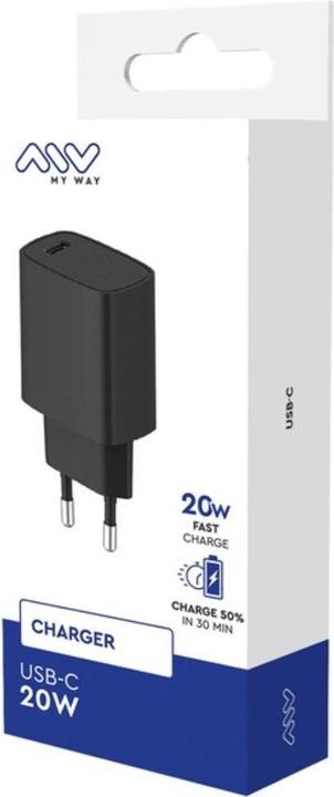 Produktbild My Way Myway Chargeur Secteur Pd 20w Type C Noir