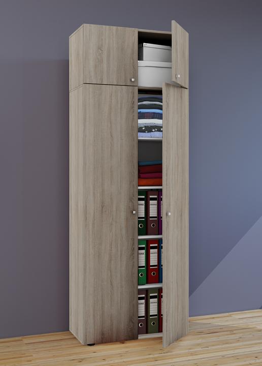 Image du produit VCM Holz Mehrzweckschrank Serie Vandol mit Drehtüren (70 x 40 cm)