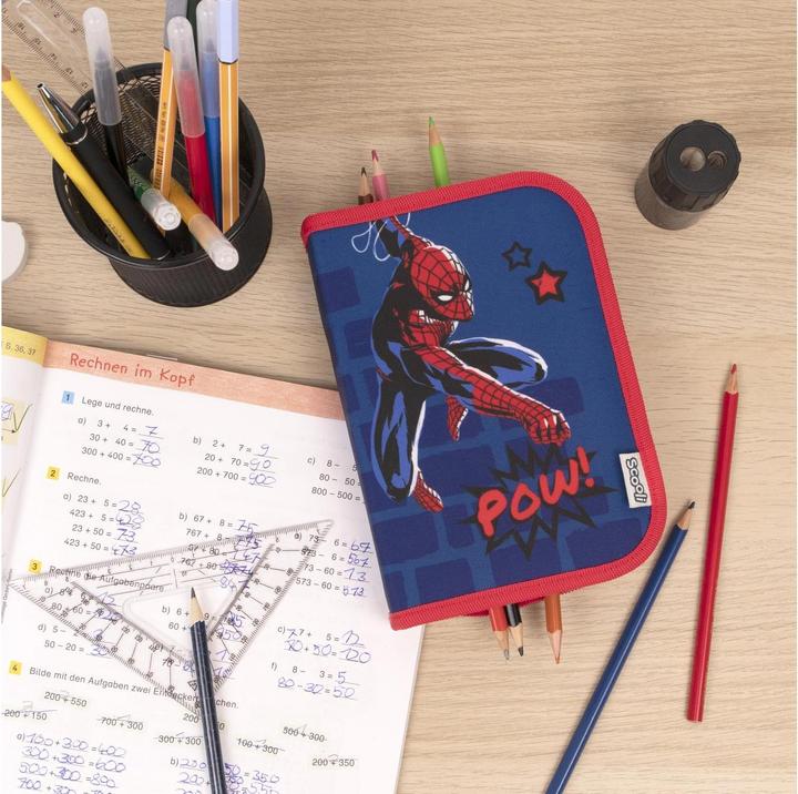 Actual product image Scooli Case filled Spider-Man