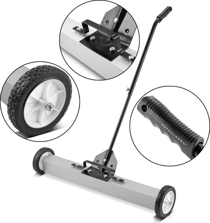 Image du produit Stahlwerk Balayeuse magnétique MBK-36 ST de 914 mm de large, capacité de 22,5 kg