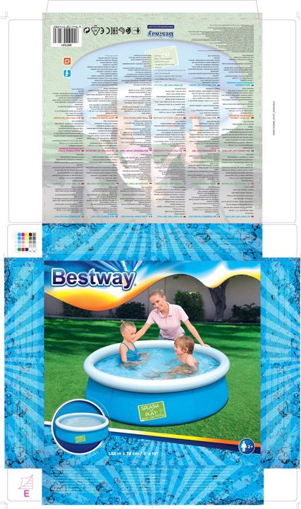 Produktbild Bestway Swimmingpool mit aufblasbarem Rand