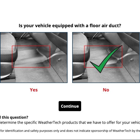 Actual product image WeatherTech Mercedes-Benz Sprinter panel van NCV3 (2006-2018) 1st row floor mat
