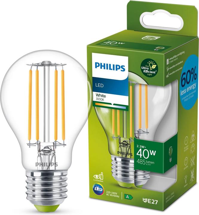 Produktbild Philips Lampe (E27, 2.30 W, 485 lm, 1 x, A)