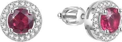 Beneto Silver earrings with zircons AGUP1611S (L)