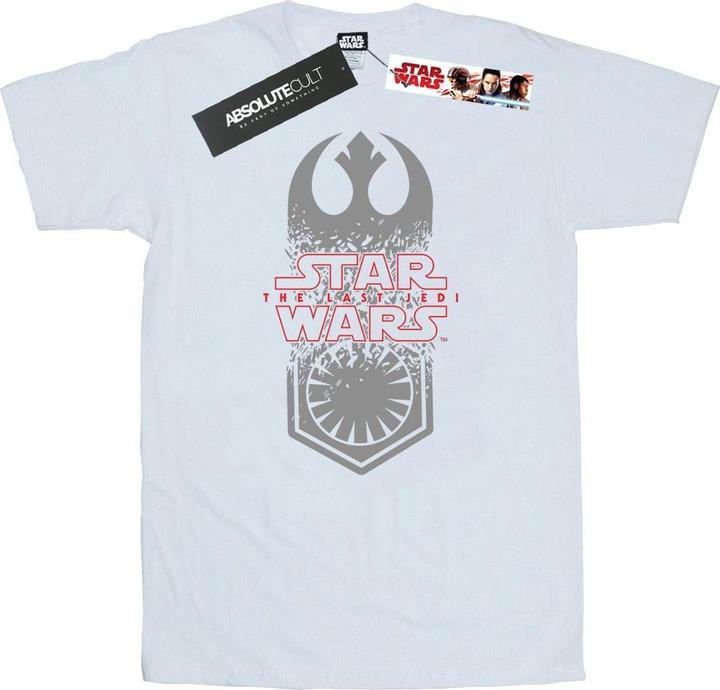 Actual product image Star Wars Mens The Last Jedi Symbol Crash T-Shirt (L)