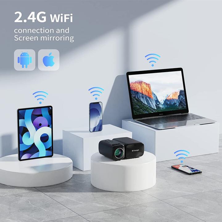Produktbild Glisogo Mini Beamer, 1080p, 7000 Lumen
