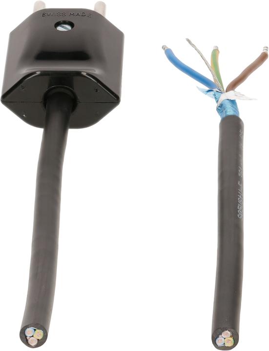 Produktbild Max Hauri Elektrobiologie MHAG Netzkabel 3G1.0 geschirmt Typ 12 (3 m)