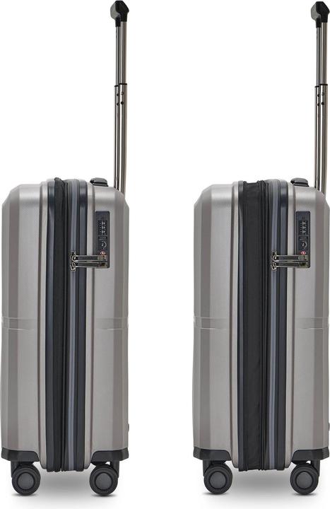 Produktbild Pactastic Collection 01 4-Rollen Kabinentrolley 55 cm mit Dehnfalte (42 l, Handgepäck (bis 50l))
