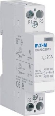 Produktbild Eaton CR2002012 Installationsschütz Nennspannung: 12 V DC/AC Schaltstrom (max.): 20 A 2 Öffner 1 St.