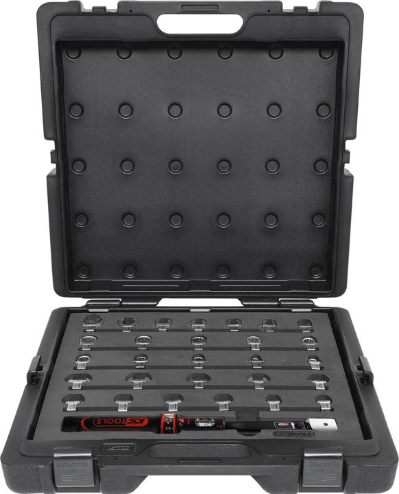 KS Tools Set di utensili di coppia, supporto 9x12 mm, 29 pezzi, 10-50 Nm (3/8", 10 Nm, 50 Nm)